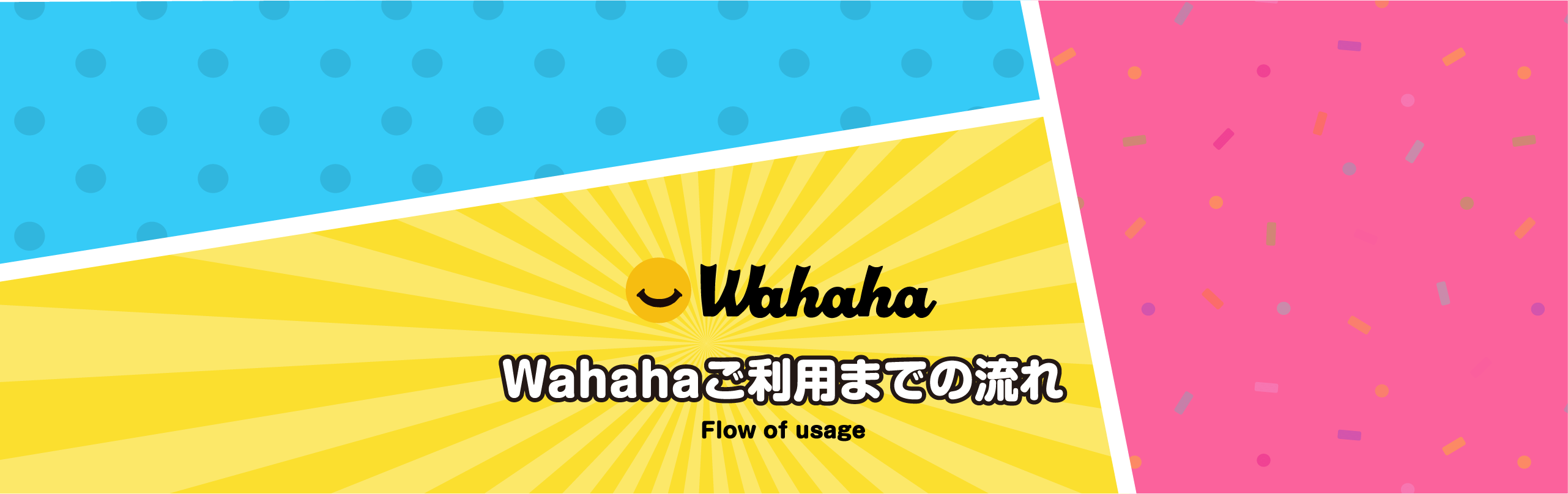 Wahahaご利用までの流れ